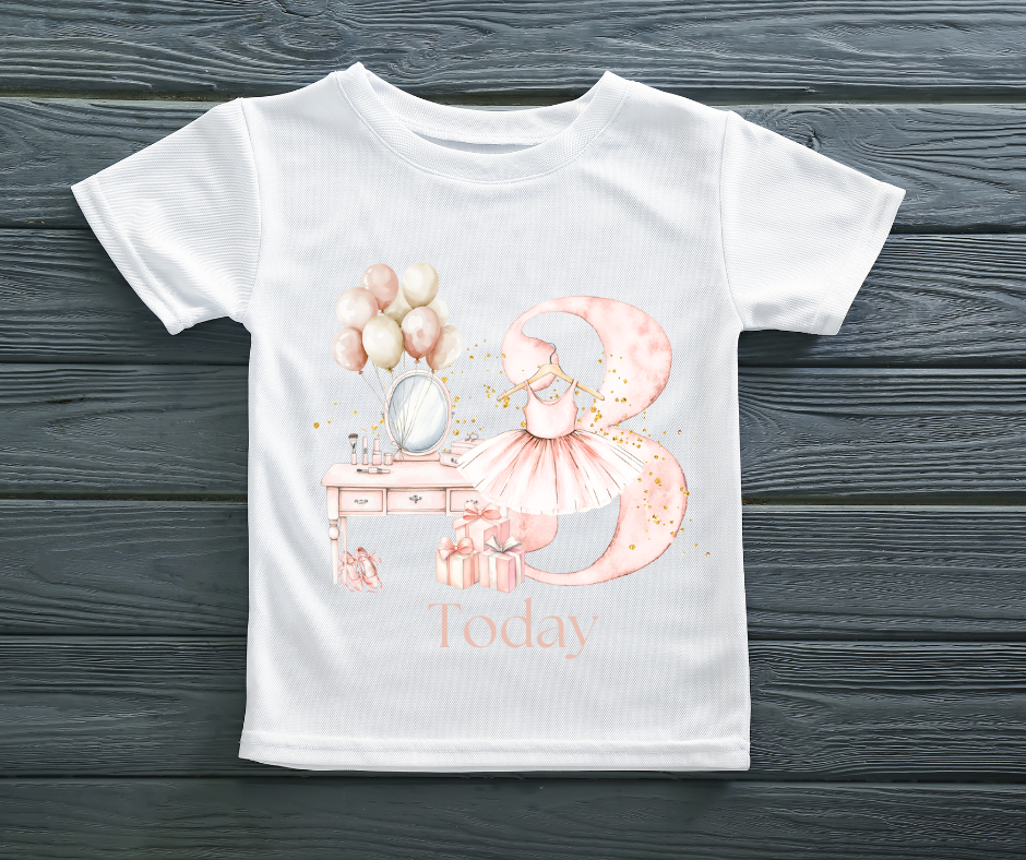 BALLERINA BIRTHDAY TSHIRT