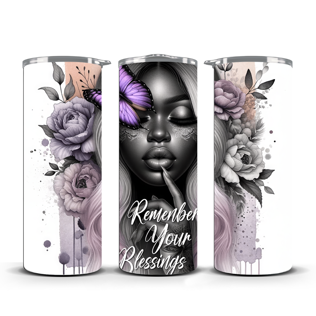 REMEMBER YOUR BLESSINGS TUMBLER