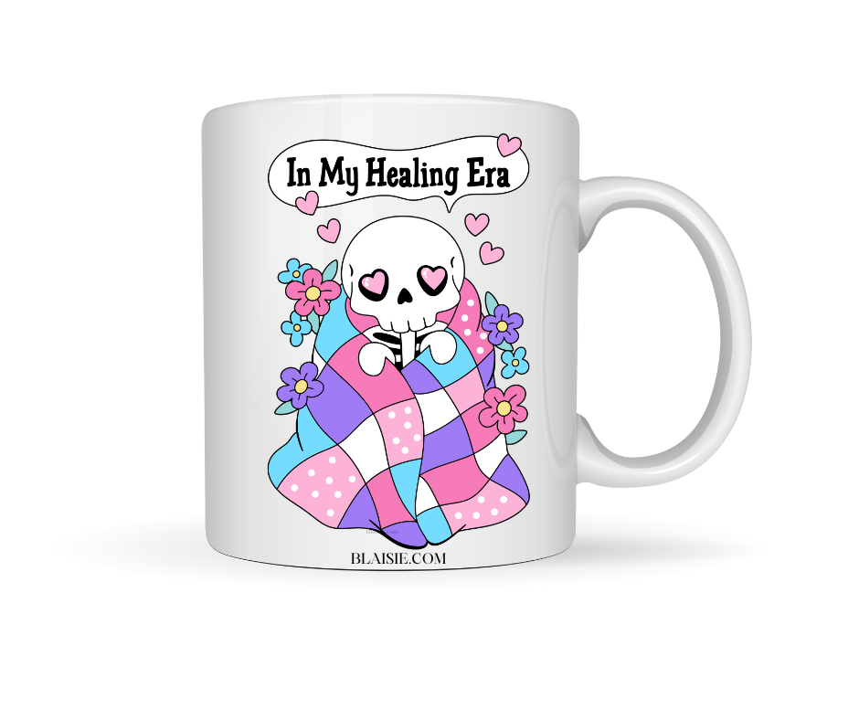IN MY HEALING ERA CERAMIC MUG