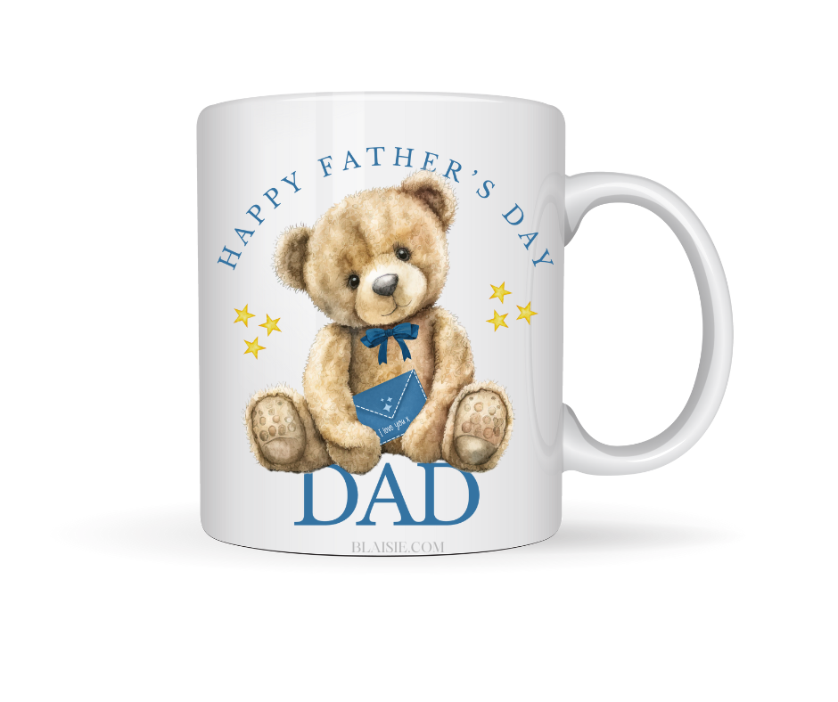 DAD HAPPY FATHERS DAY CERAMIC MUG