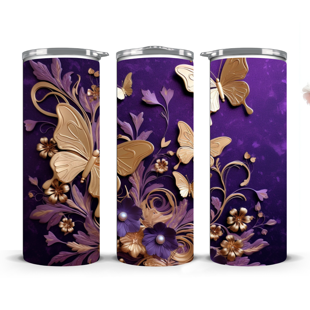 BUTTERFLY TUMBLER