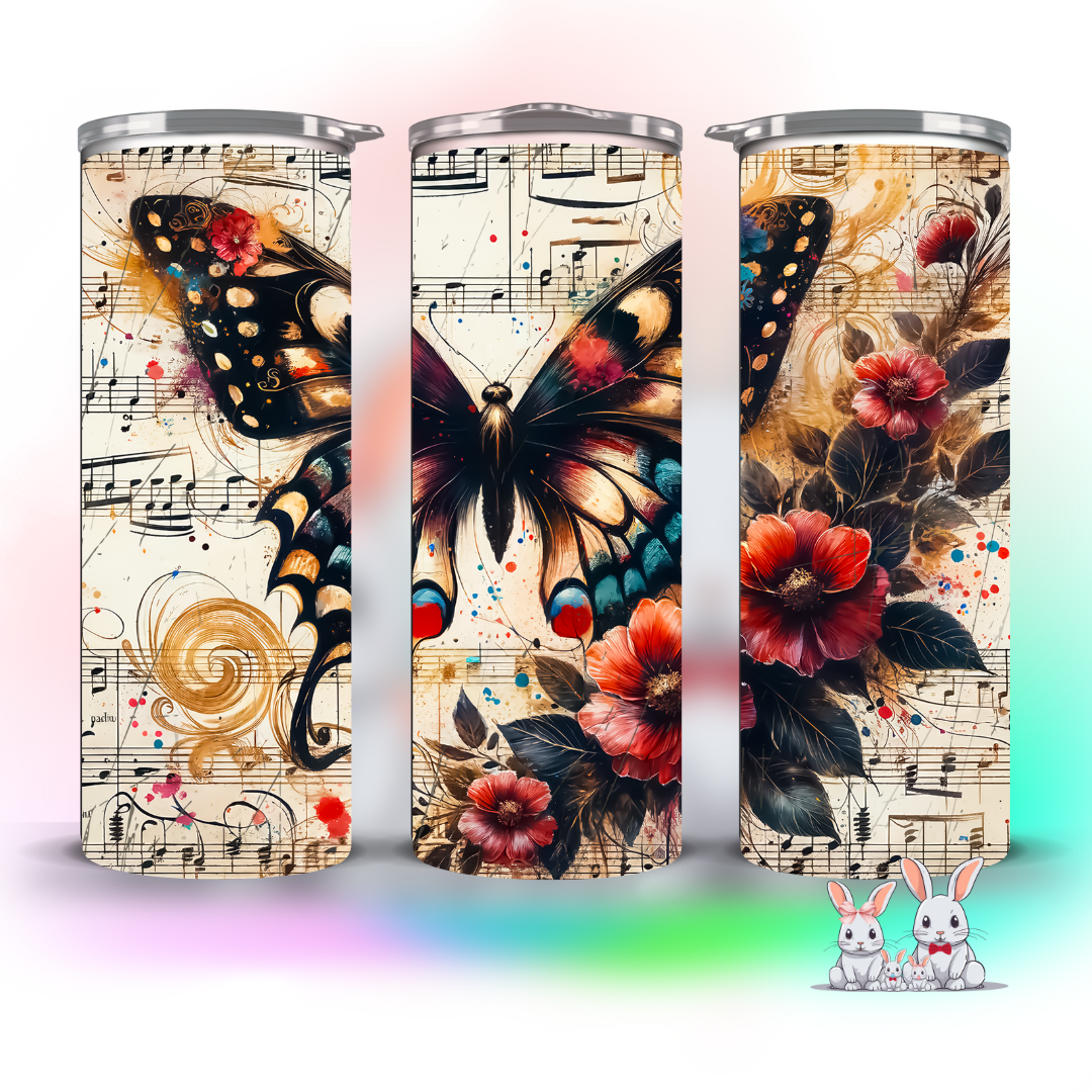 BUTTERFLY TUMBLER