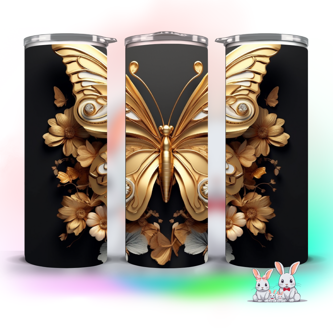 BUTTERFLY TUMBLER