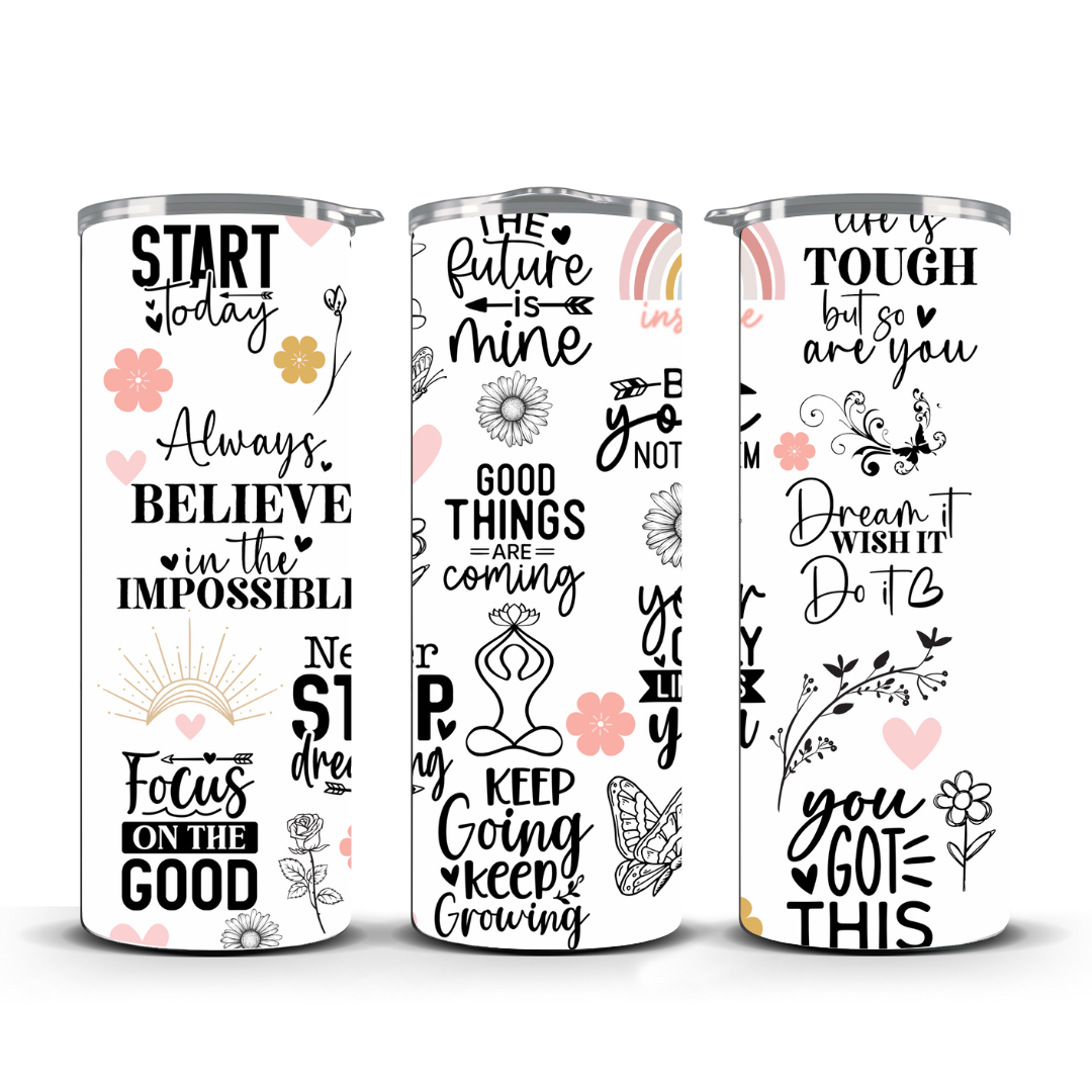 MOTIVATIONAL TUMBLER