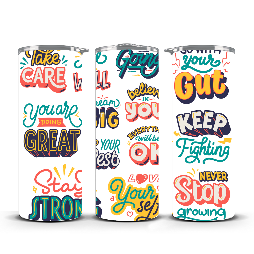 MOTIVATIONAL TUMBLER