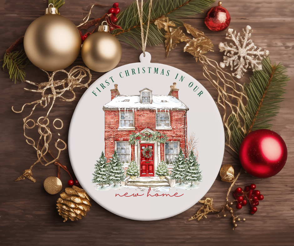 OUR FIRST CHRISTMAS AS A FAMILY CHRISTMAS TREE ORNAMENT