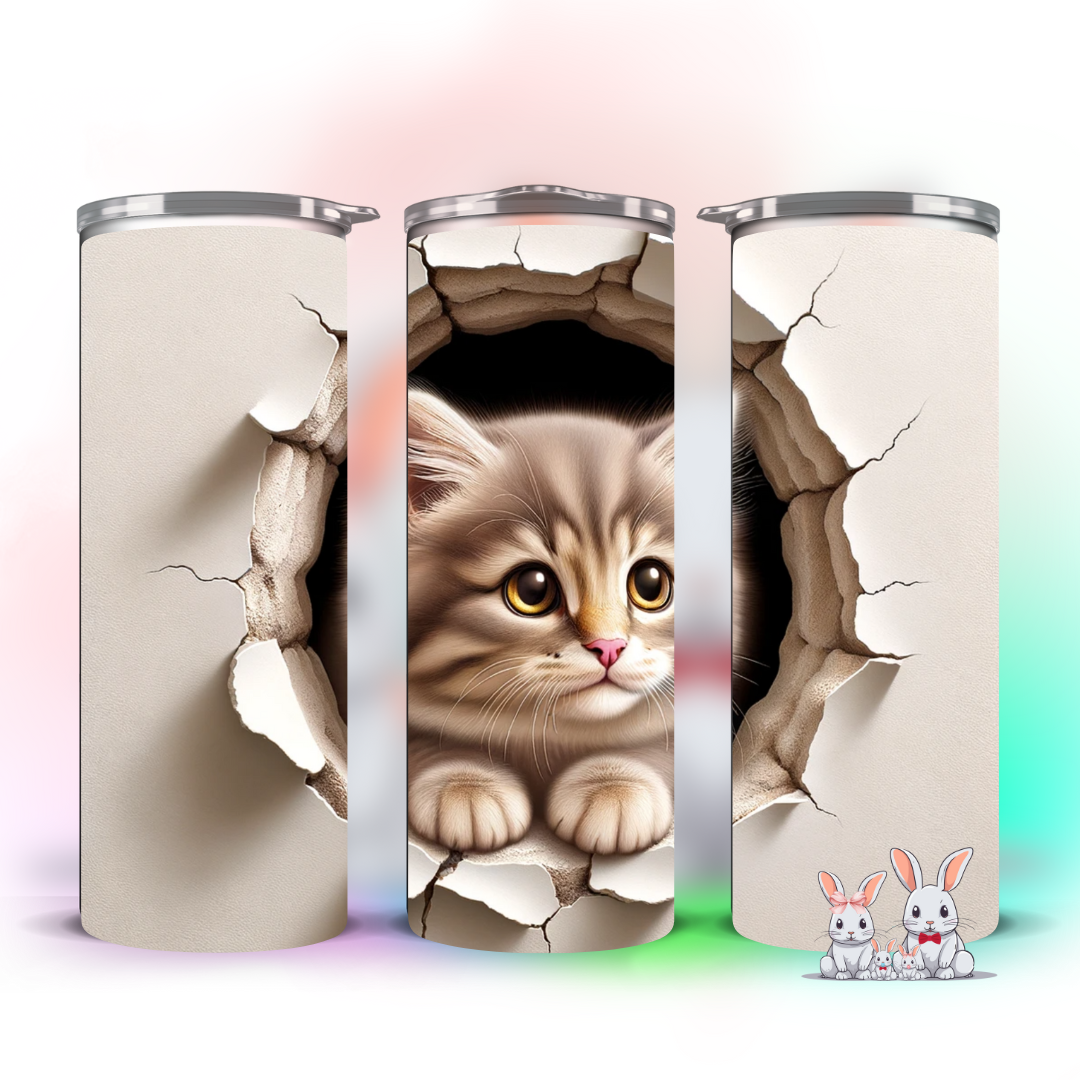 CAT WALL TUMBLER