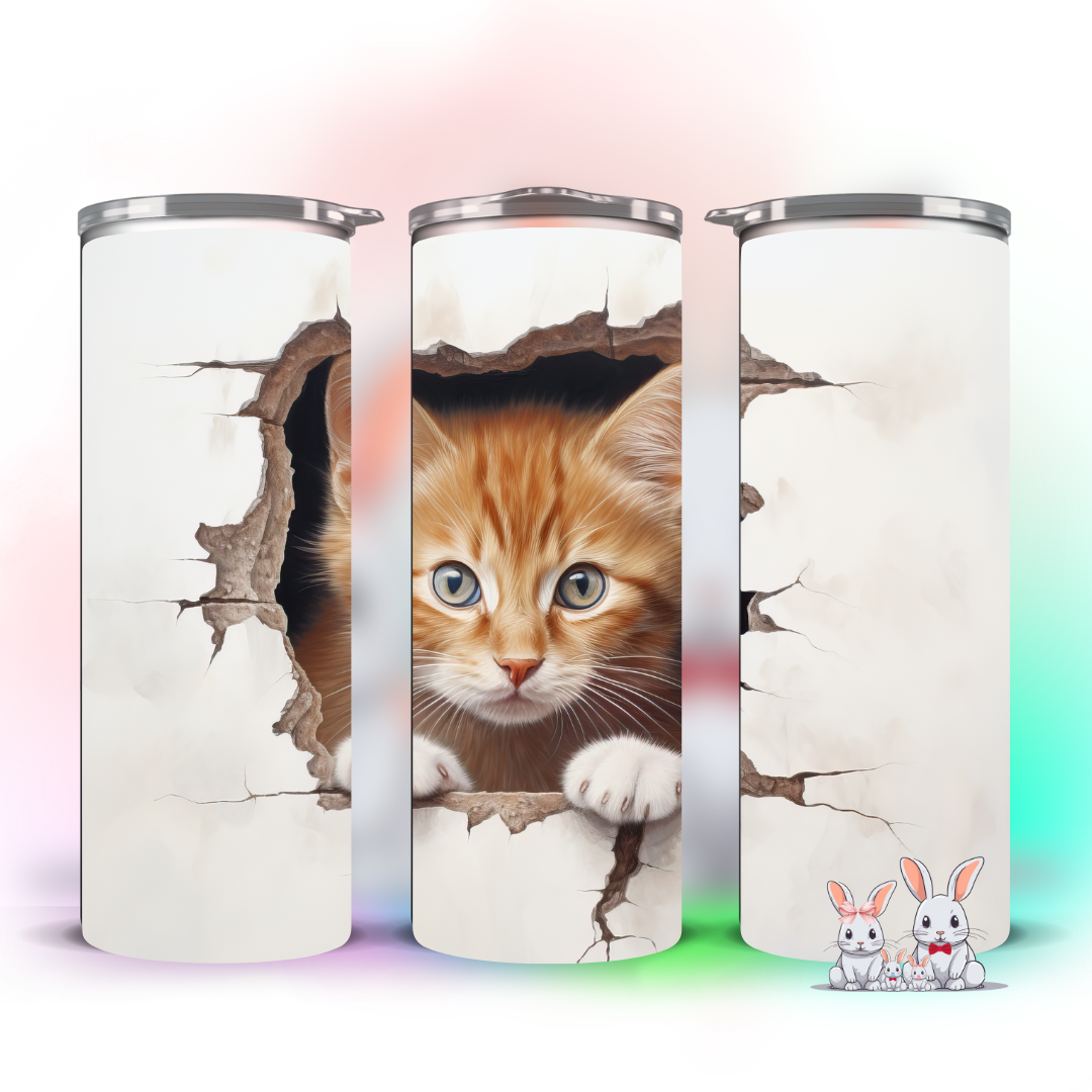 WALL CAT TUMBLER