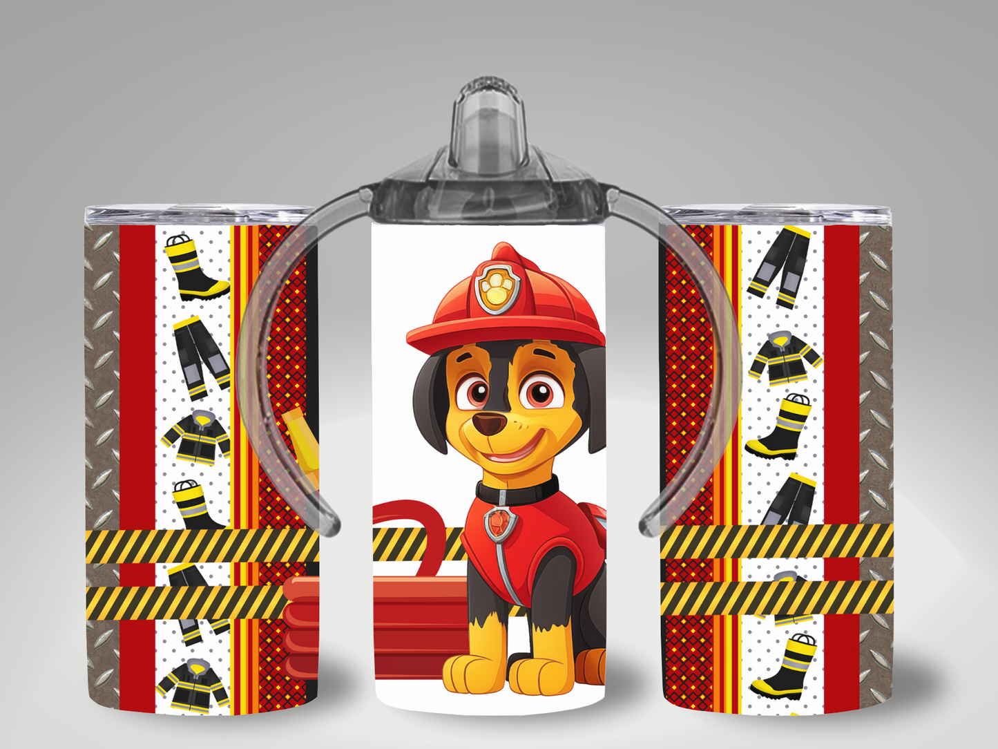 FIRE PUP THEMED SIPPY