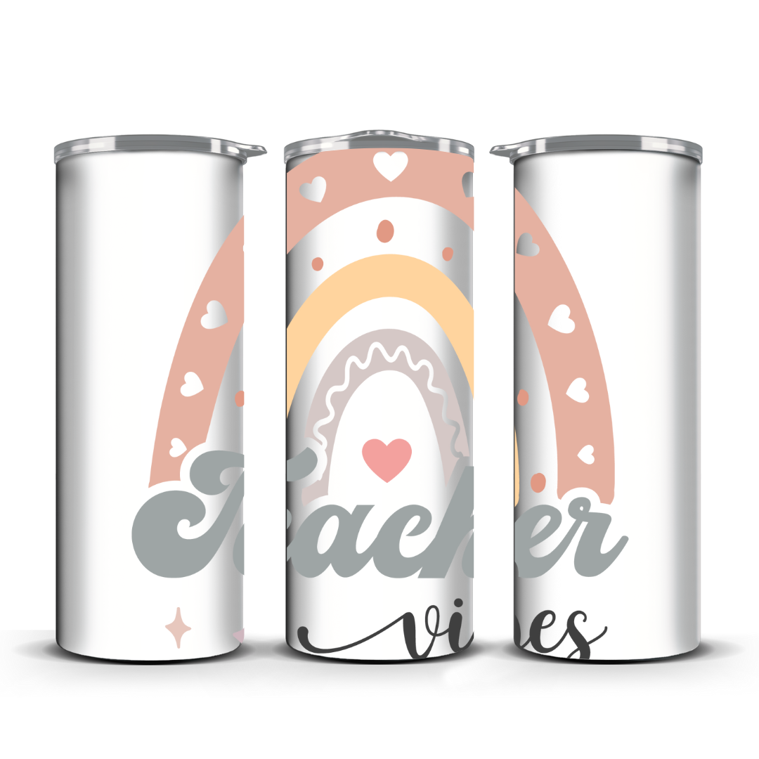 TEACHER VIBES TUMBLER
