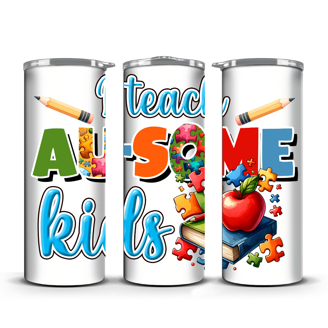 I TEACH AWESOME KIDS TUMBLER