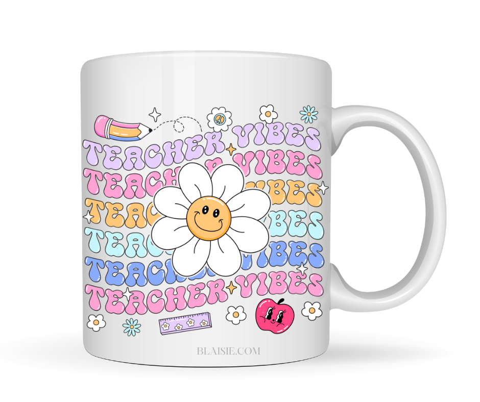 TEACHER VIBES MUG