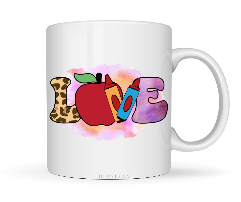LOVE TEACHER MUG