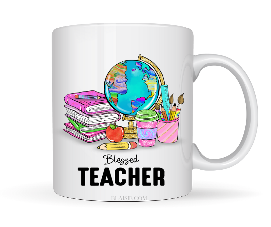 BLESSED TEACHER MUG