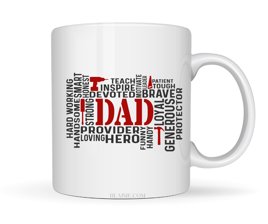 DAD WORDING MUG