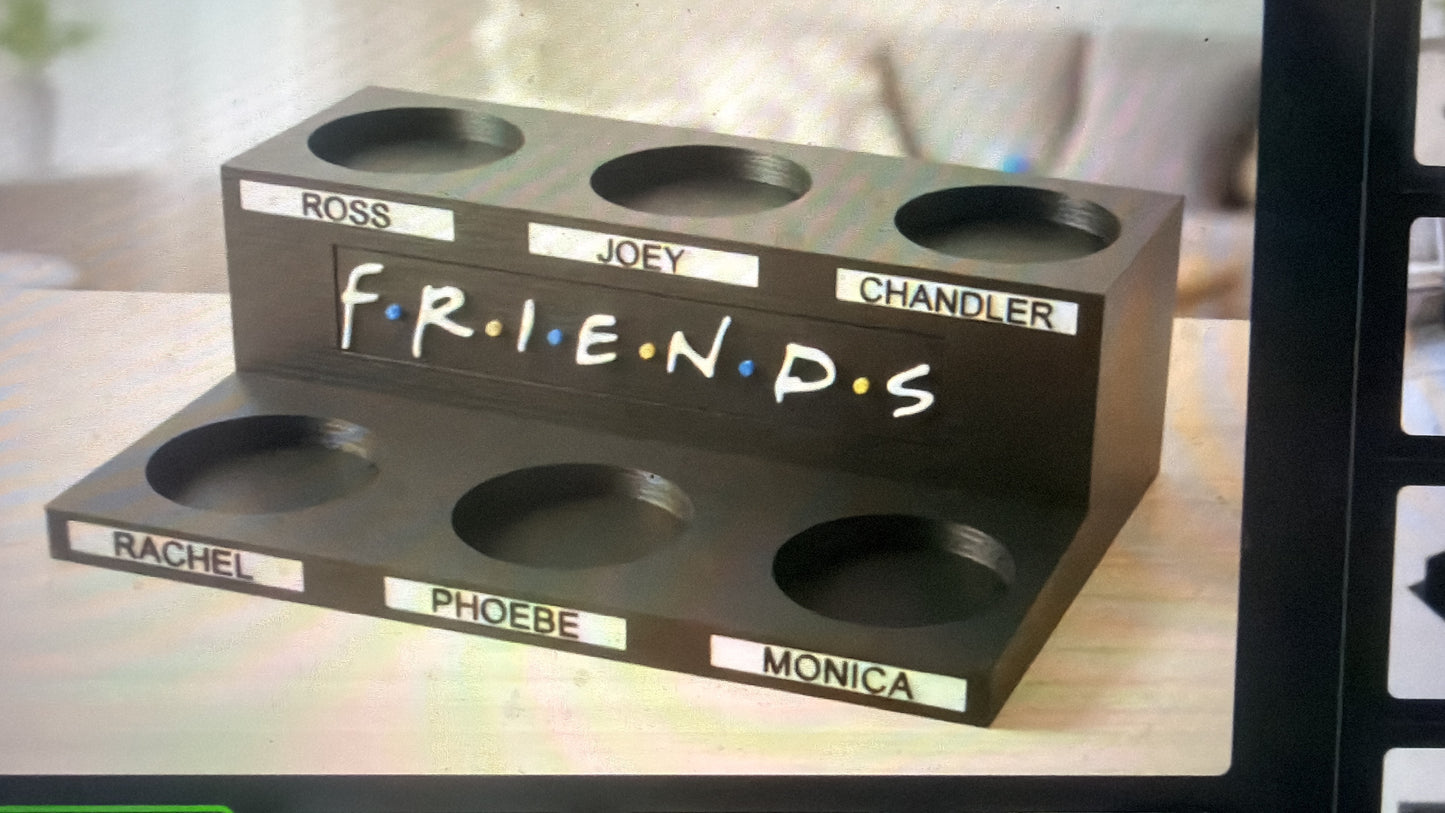 friends stand for figures