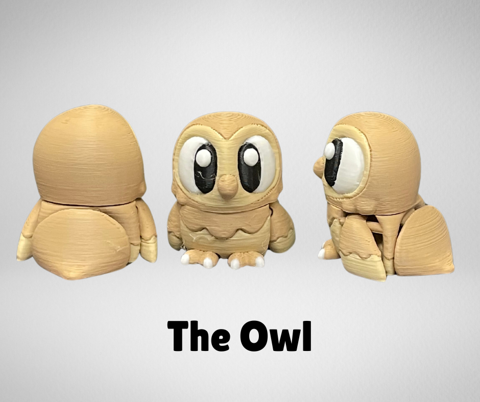 THE OWL PARK WITH 1 OWL AND 1 BARN OWL