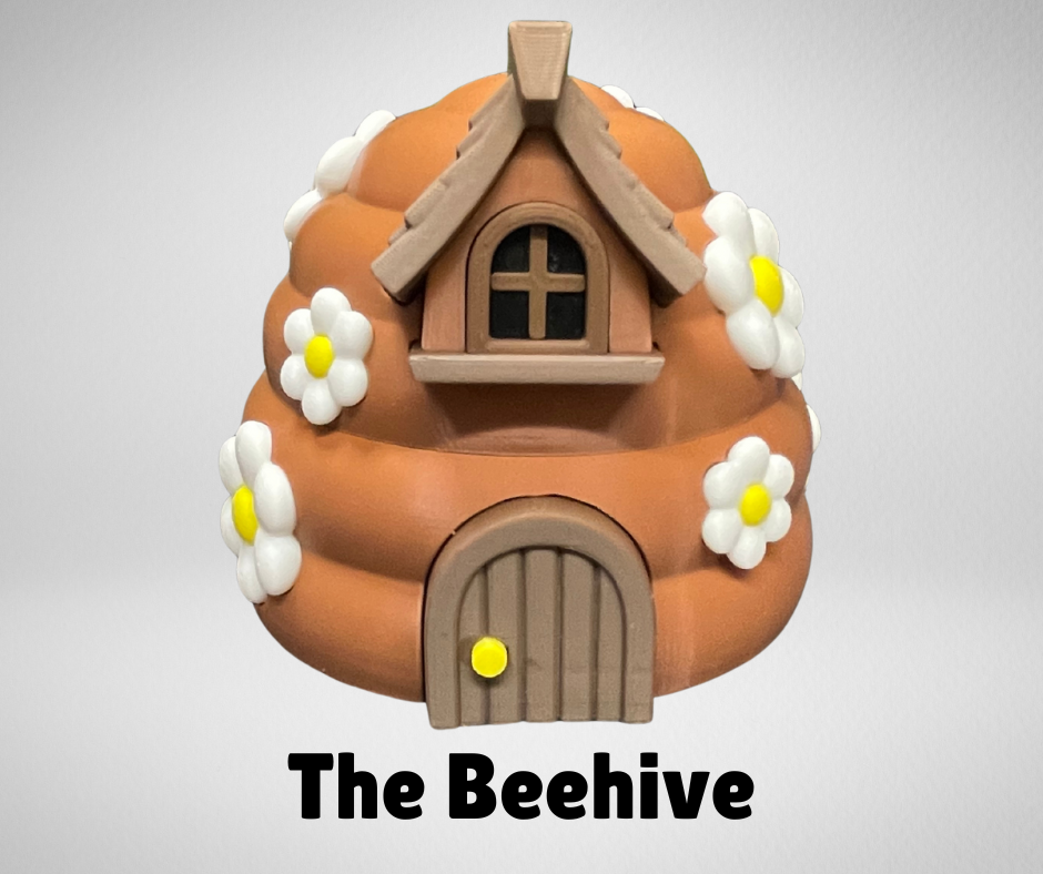 3DGOB BEEHIVE WITH BEES