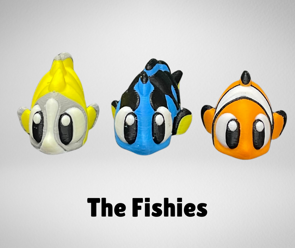 THE FISH TANK WITH 3 FISH