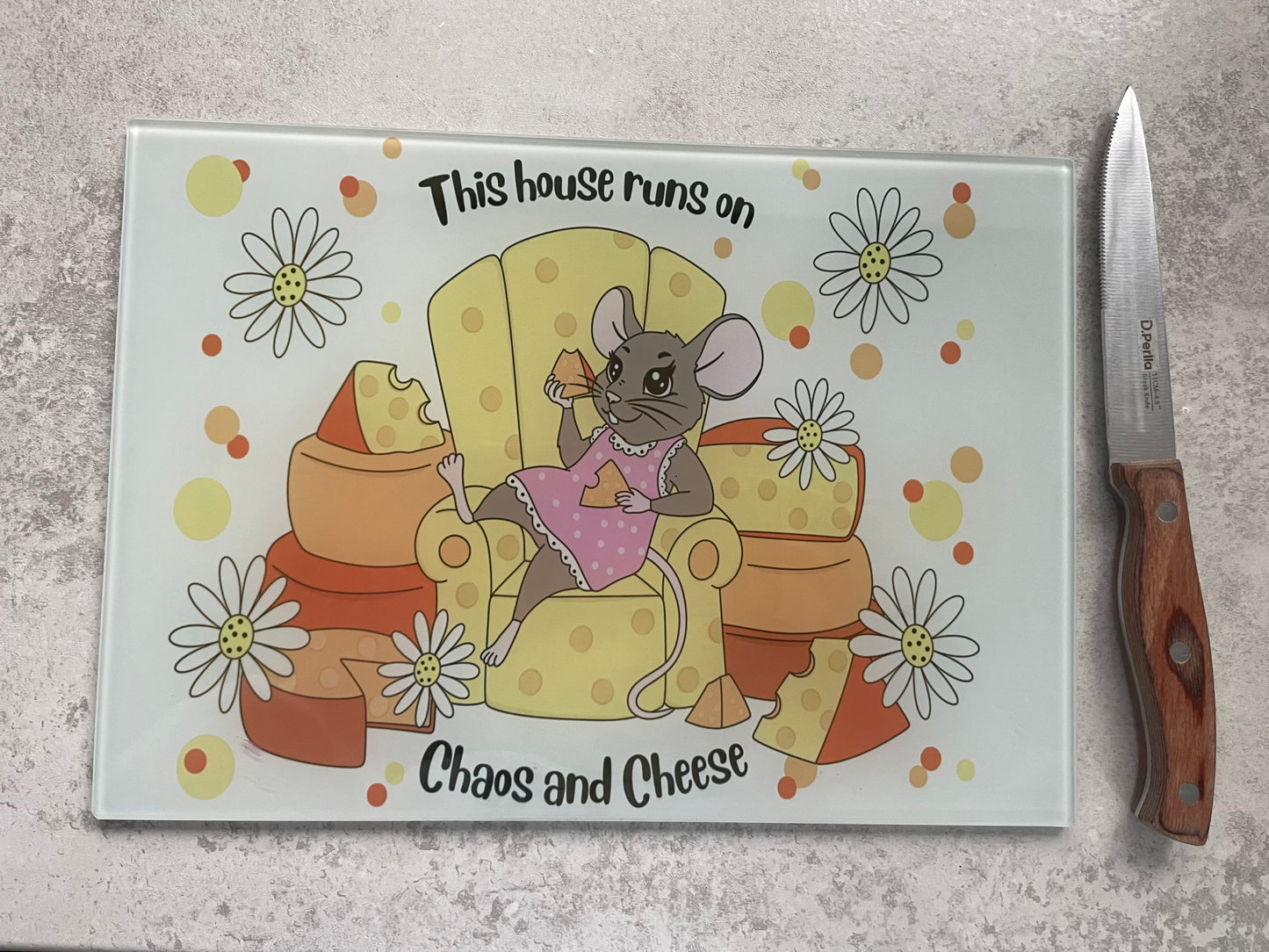 THIS HOUSE RUNS ON CHAOS AND CHEESE
