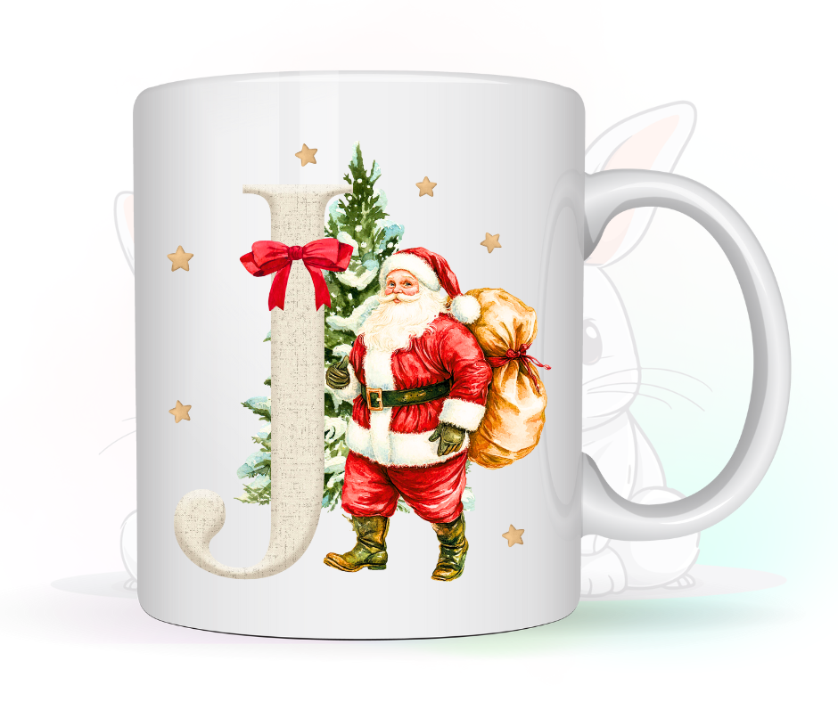 FATHER CHRISTMAS INITIAL MUG