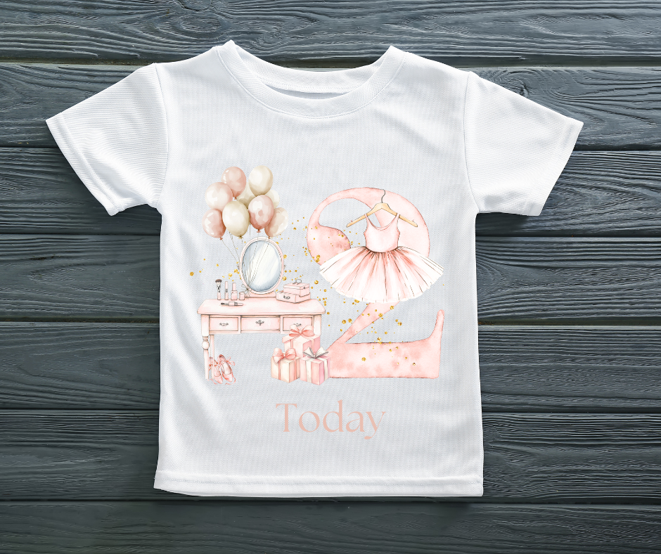 BALLERINA BIRTHDAY TSHIRT
