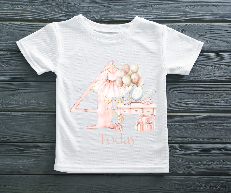 BALLERINA BIRTHDAY TSHIRT
