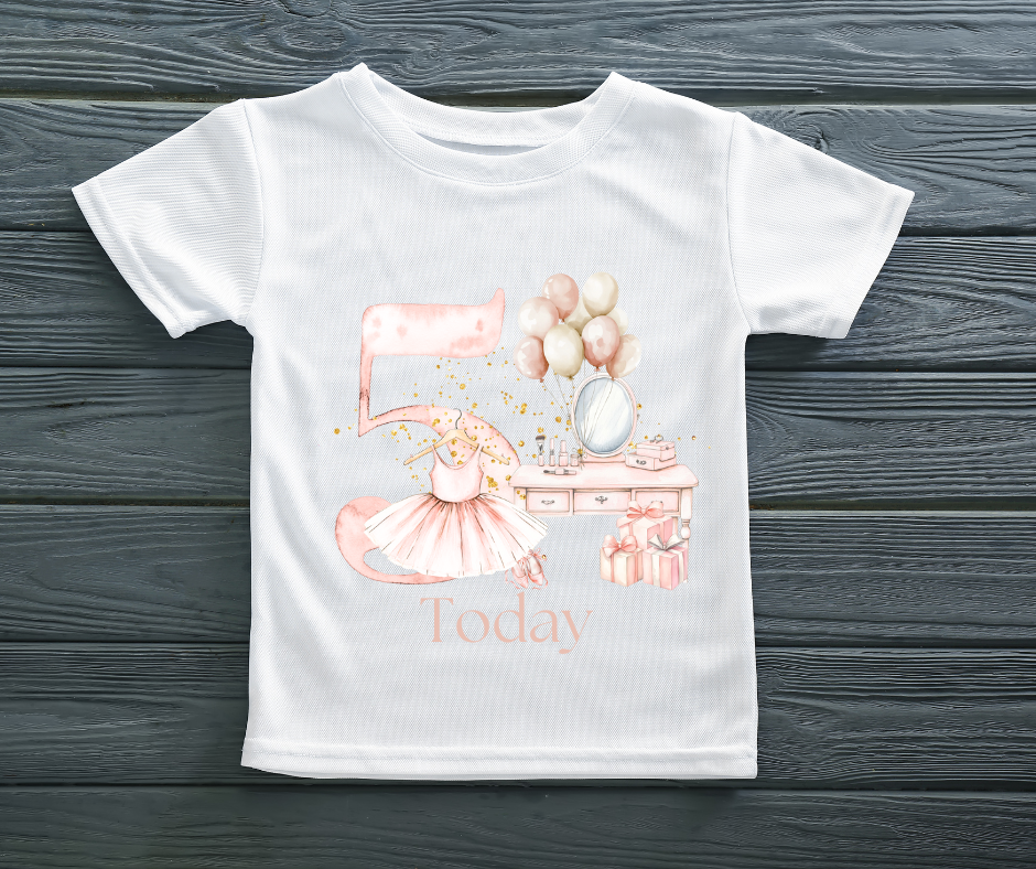 BALLERINA BIRTHDAY TSHIRT
