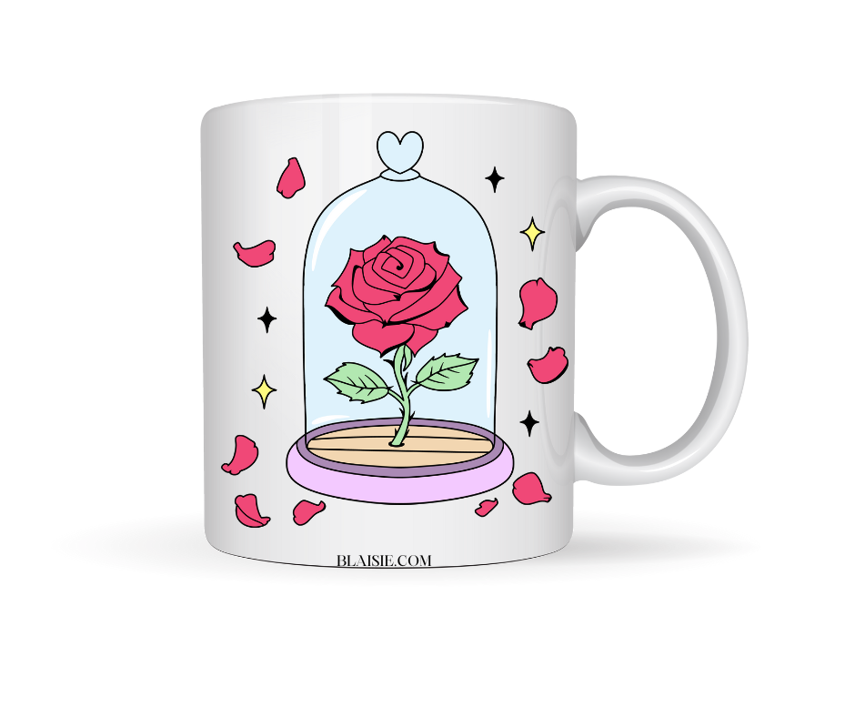 BEAUTY ROSE CERAMIC MUG