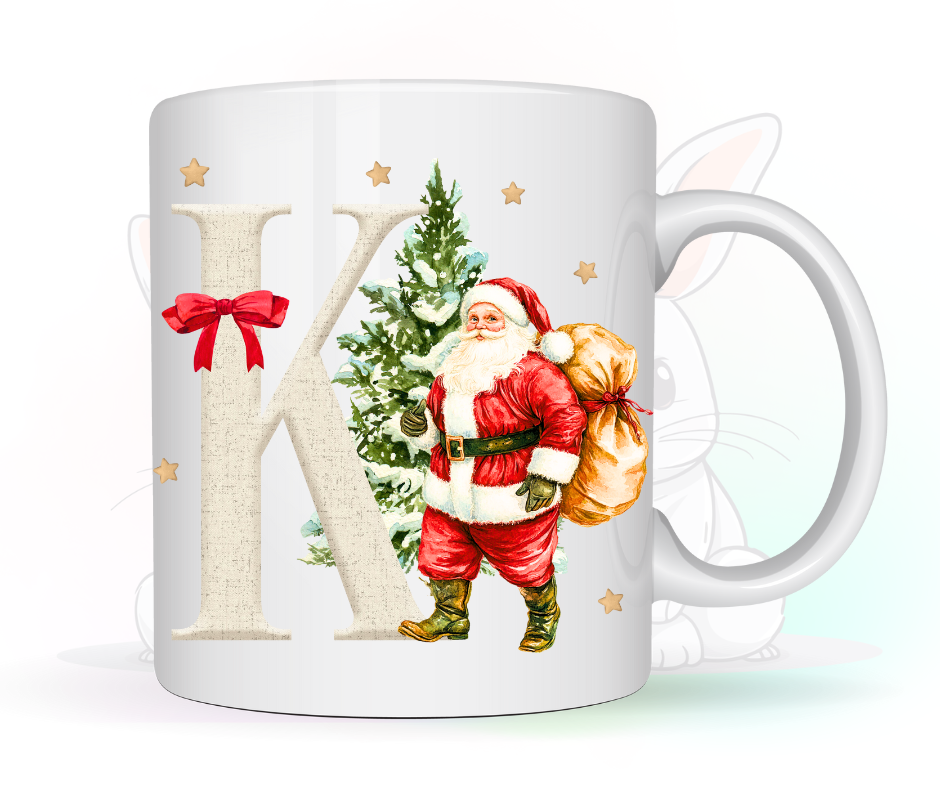 FATHER CHRISTMAS INITIAL MUG