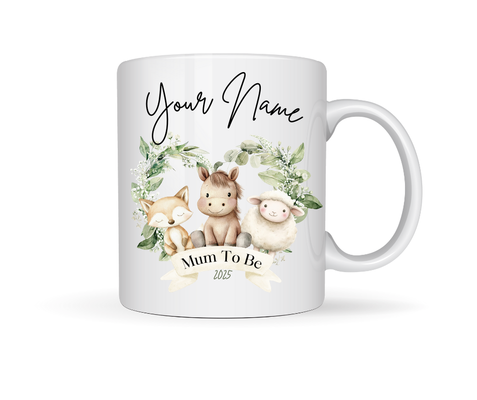 MUM TO BE ANIMAL MUG