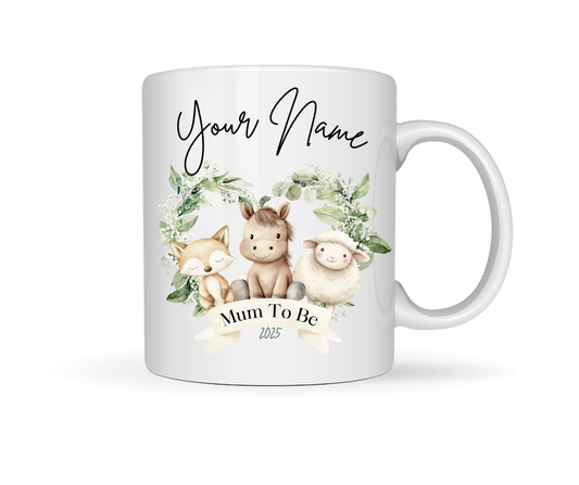 MUM TO BE ANIMAL MUG