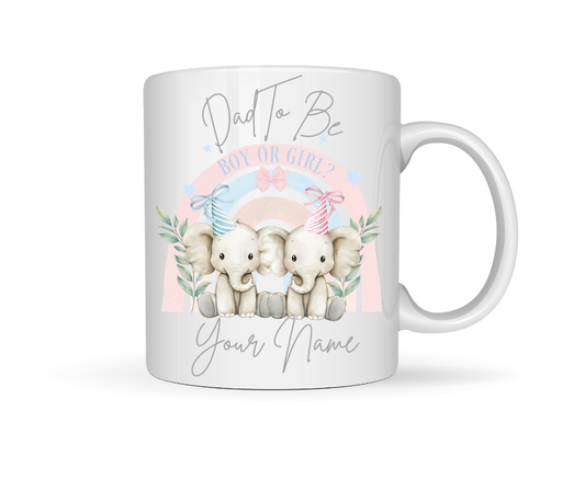 DAD TO BE ELEPHANT MUG