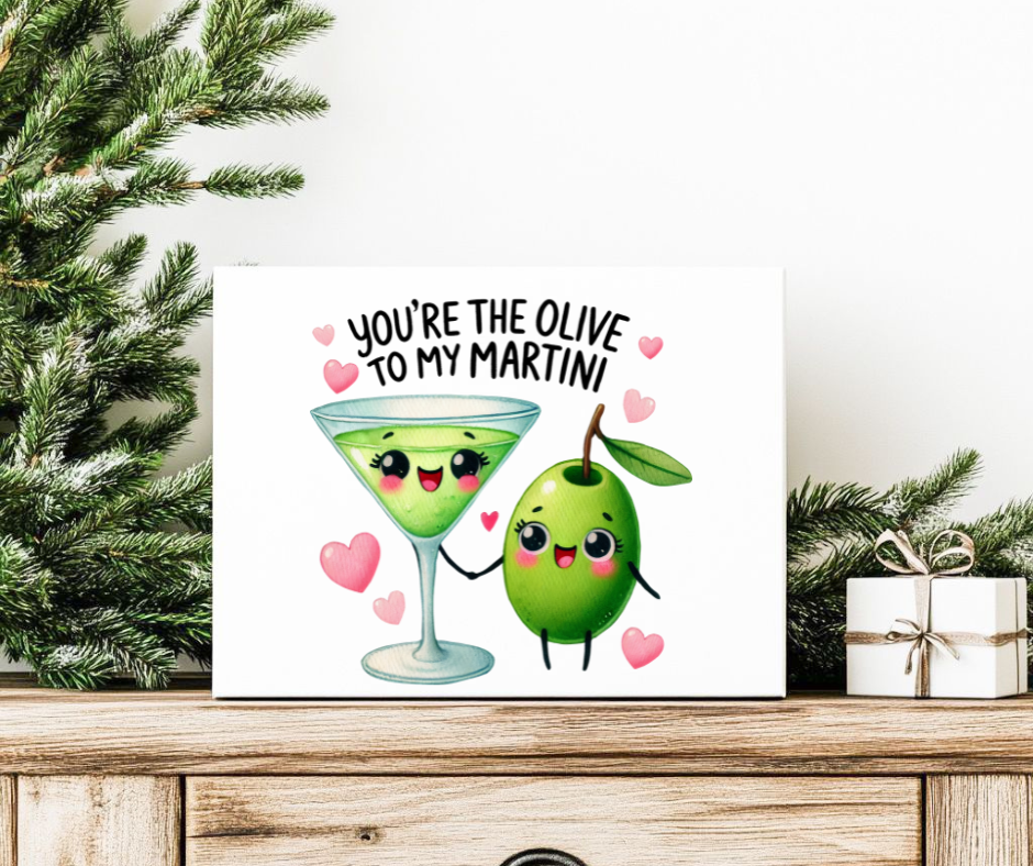 YOU'RE THE OLIVE TO MY MARTINI GIFT BOX