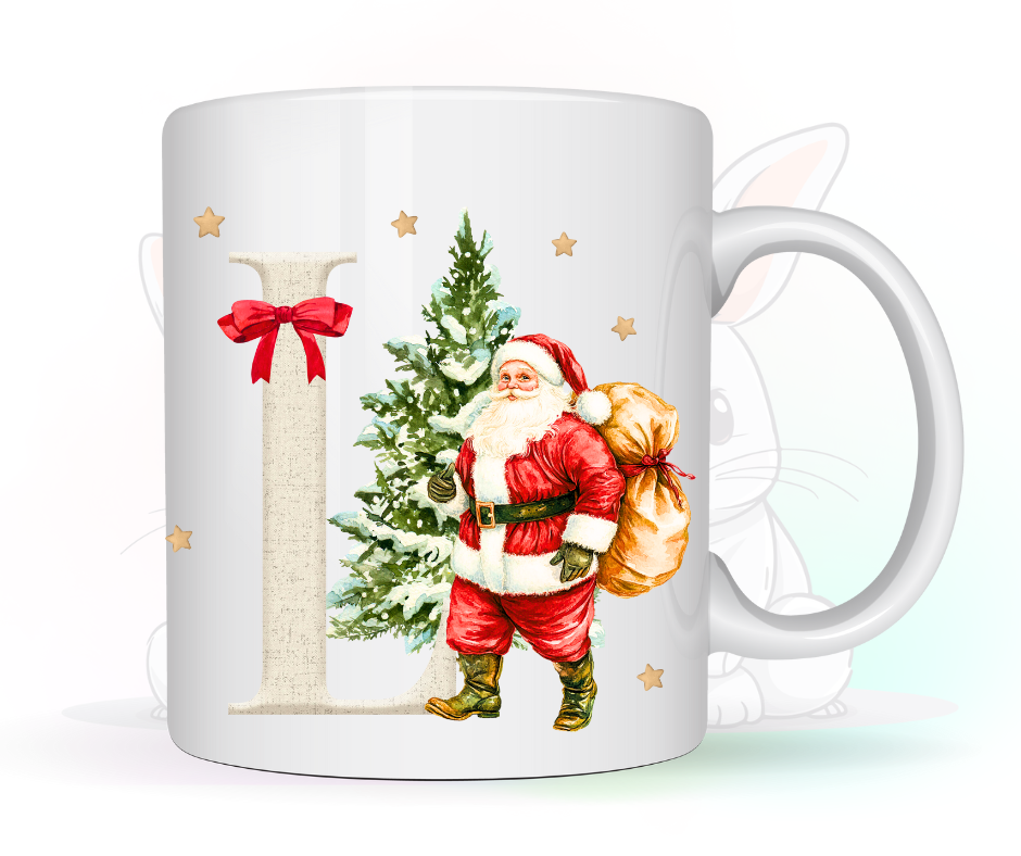 FATHER CHRISTMAS INITIAL MUG