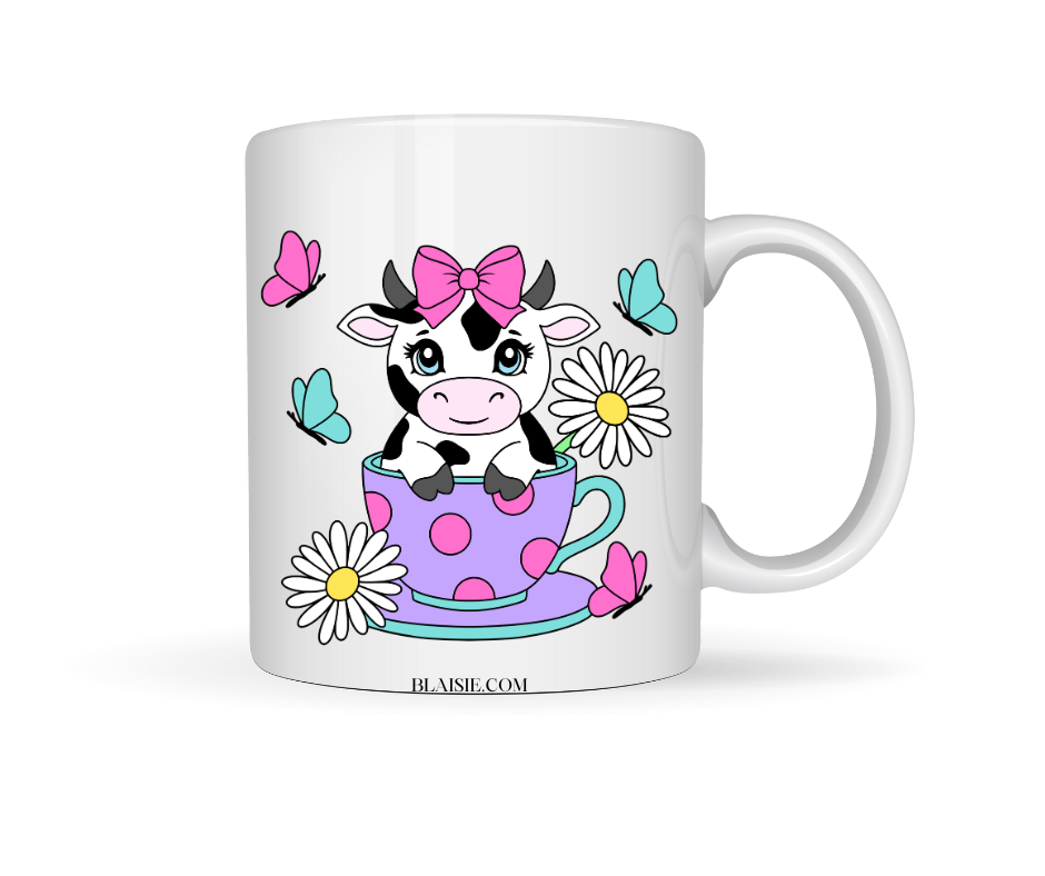 MOO COW IN A TEA CUP
