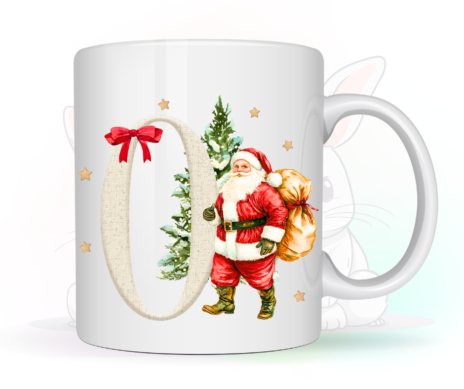 FATHER CHRISTMAS INITIAL MUG