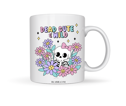DEAD CUTE AND WILD CERAMIC MUG
