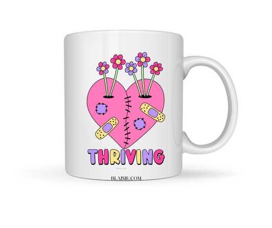 THRIVING HEART CERAMIC MUG