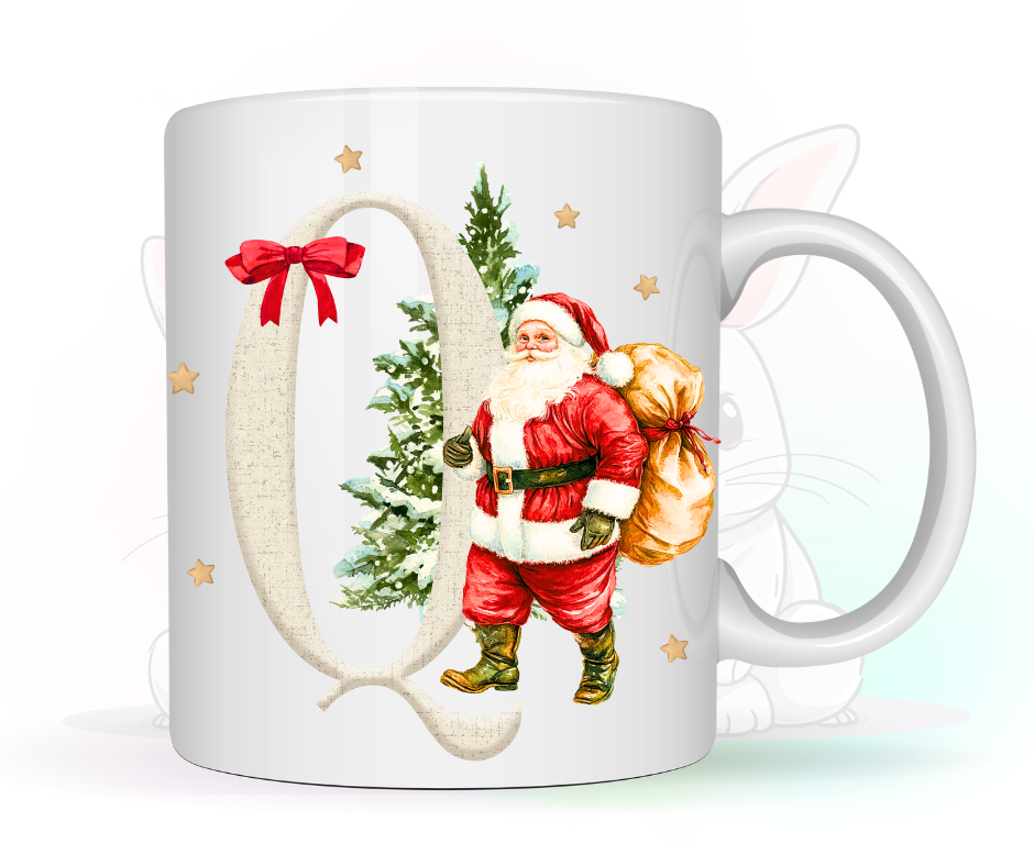 FATHER CHRISTMAS INITIAL MUG