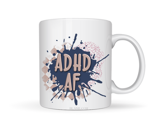 ADHD AF CERAMIC MUG