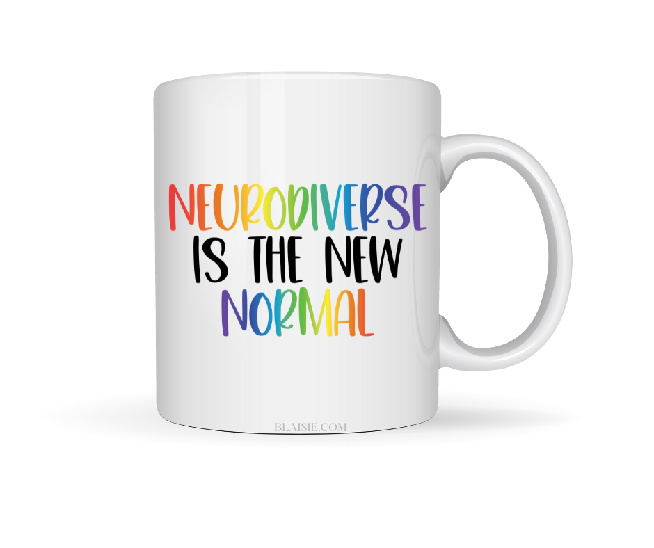 NEURODIVERSE IS THE NEW NORMAL CERAMIC MUG