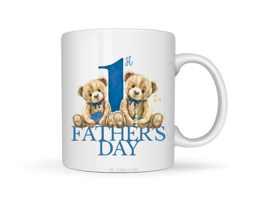 1ST FATHERS DAY CERAMIC MUG