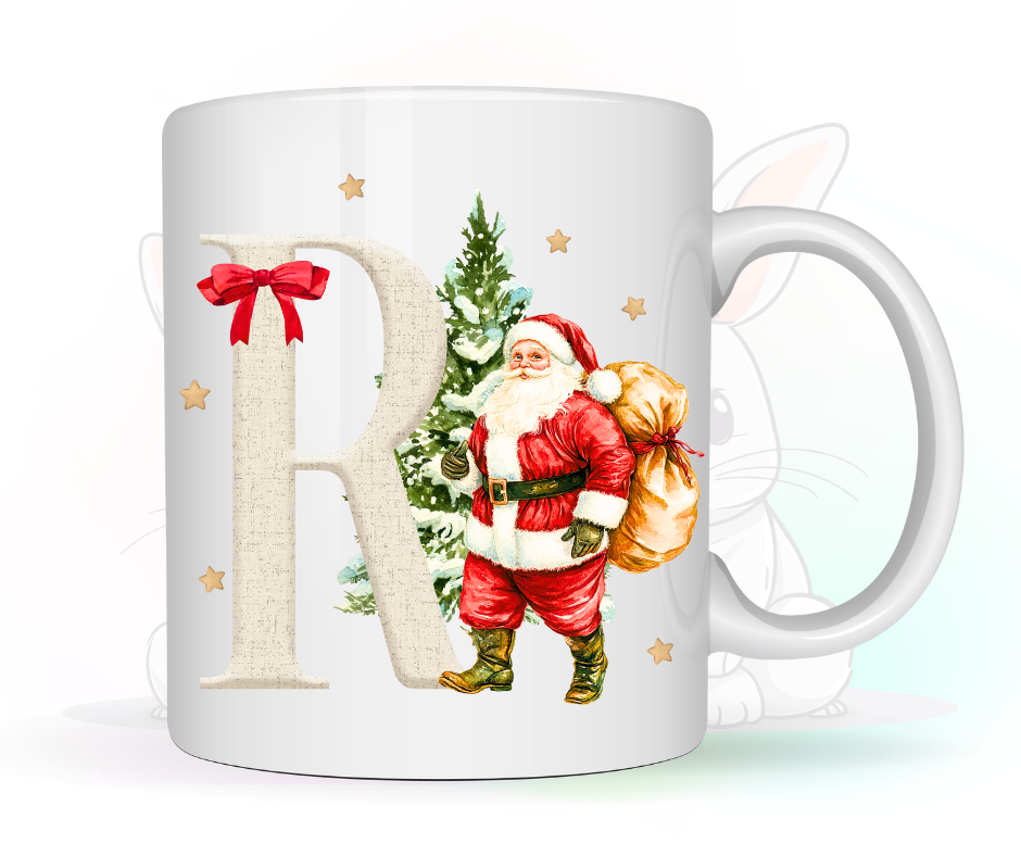 FATHER CHRISTMAS INITIAL MUG