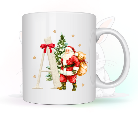 FATHER CHRISTMAS INITIAL MUG