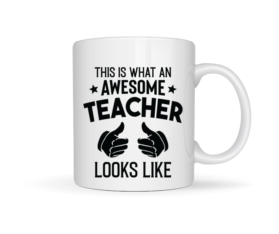 This is what an awesome teacher looks like mug