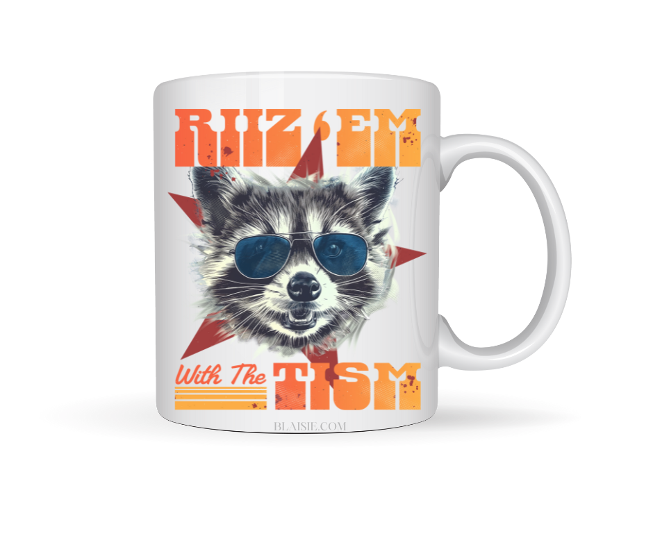 RIZ EM WITH THE TISM CERAMIC MUG