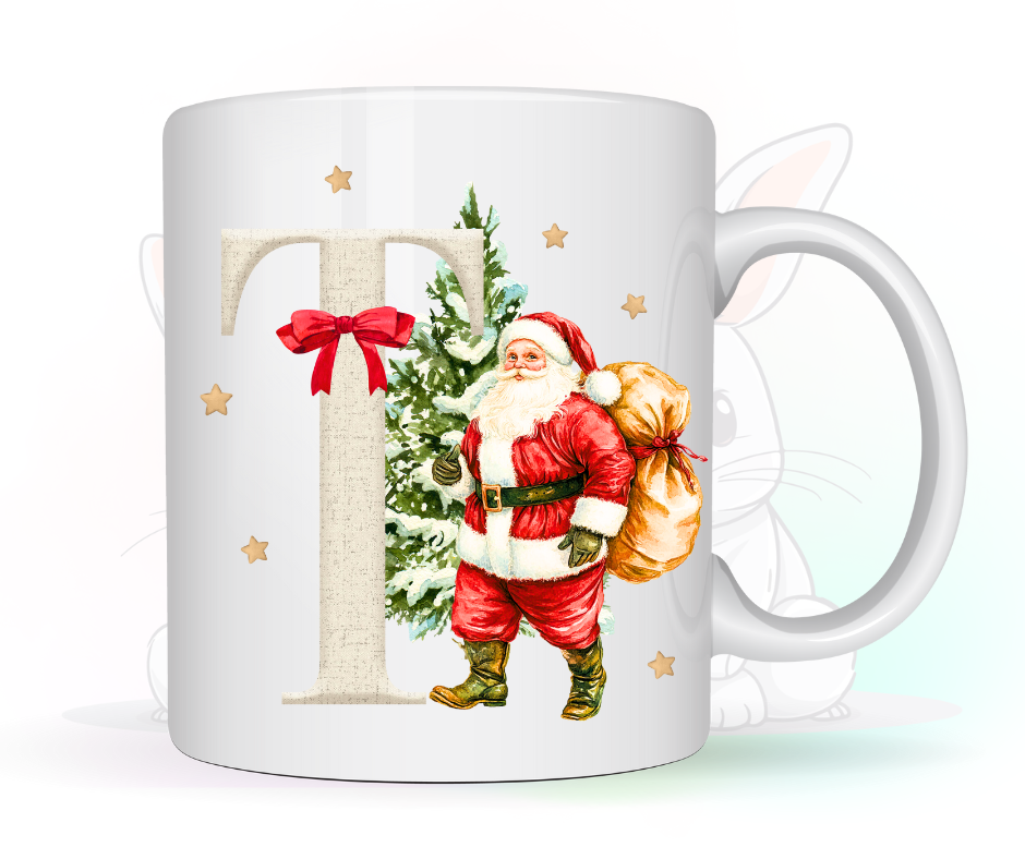 FATHER CHRISTMAS INITIAL MUG