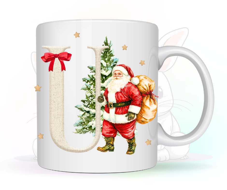 FATHER CHRISTMAS INITIAL MUG