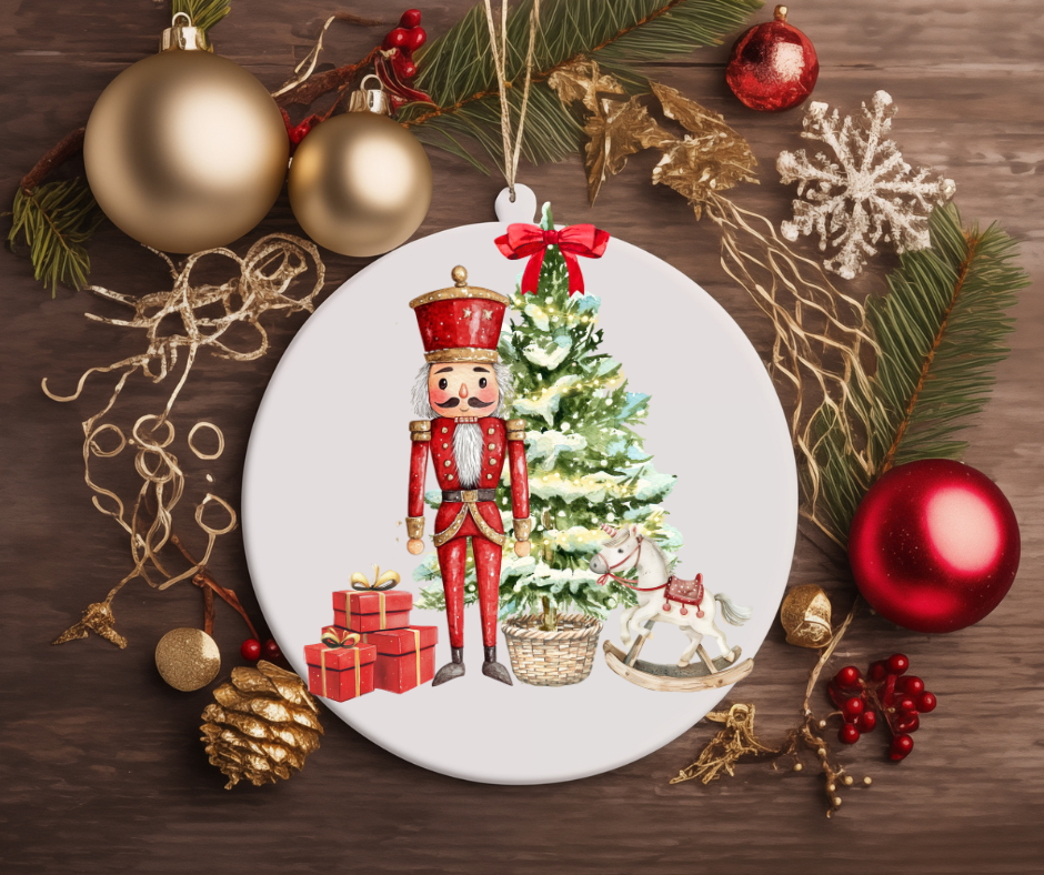 NUTCRACKER CHRISTMAS TREE ORNAMENT